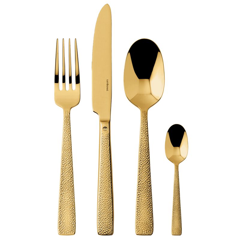 Vinci-Siena 24 Pc Cutlery Set Gold