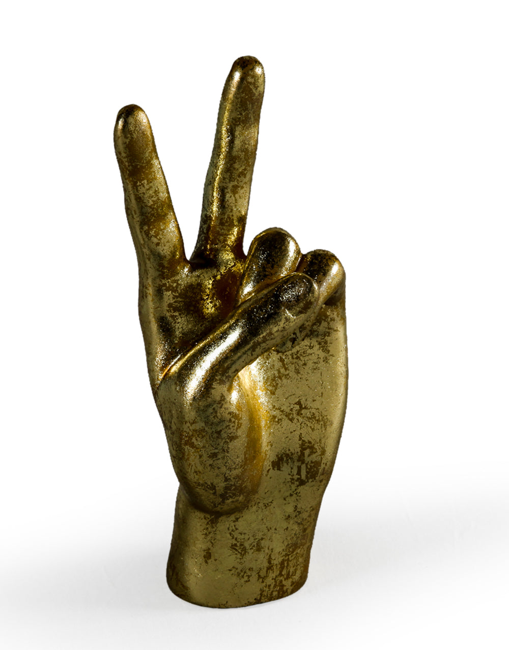 Copper & Plush-Peace Hand Figure