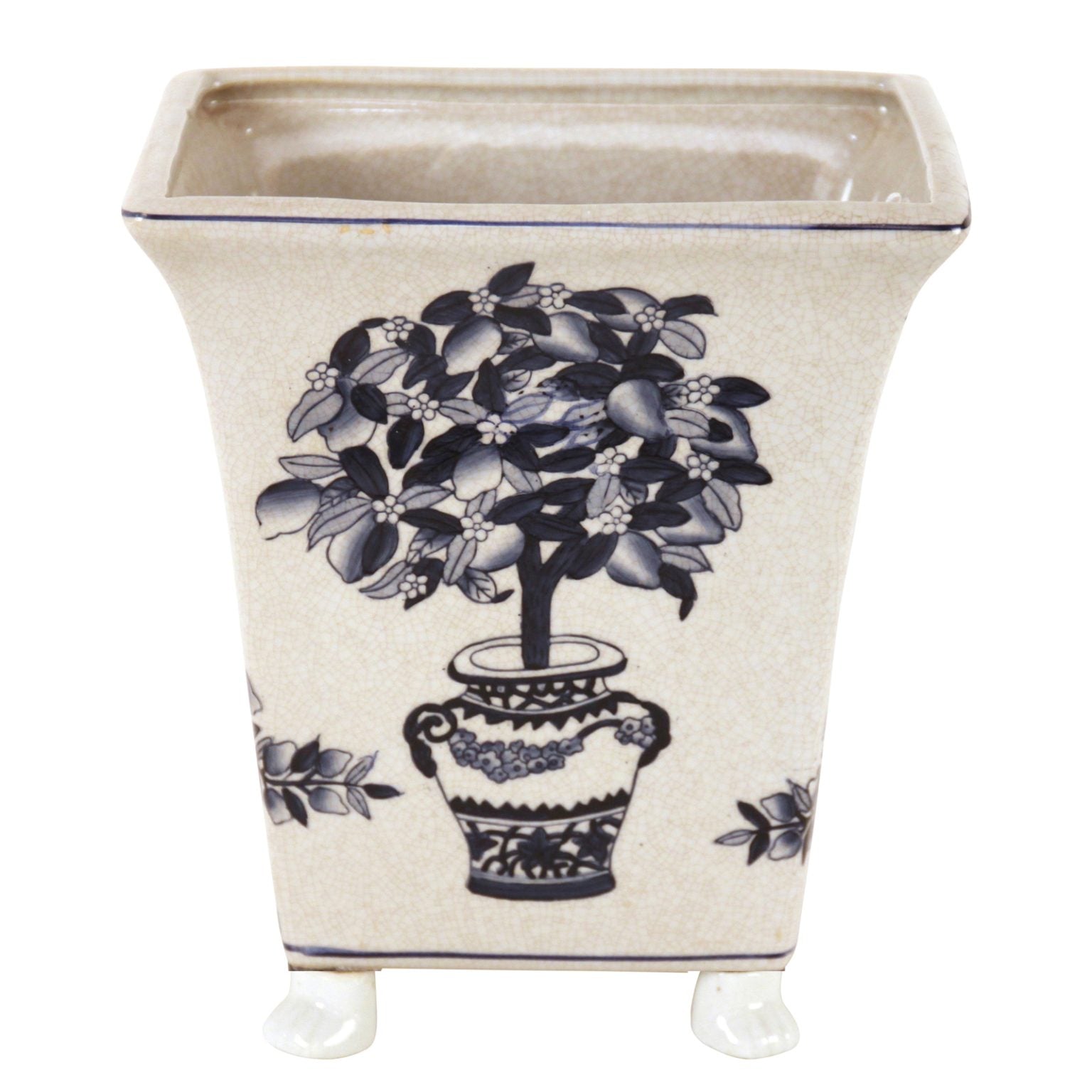 Copper & Plush-Square Tree Planter