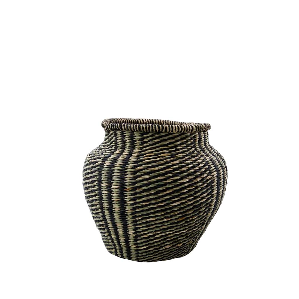 Eclecticist-Vilo Basket - Natural/Black