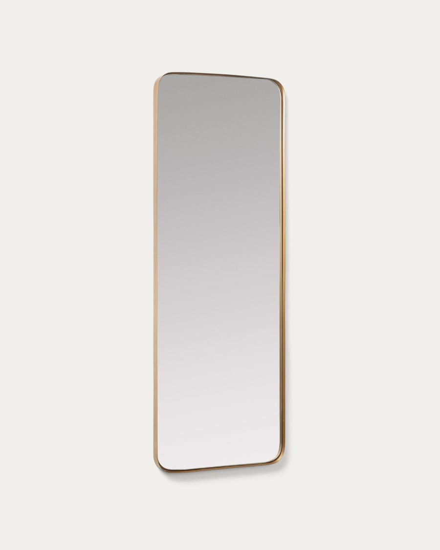 Form-Marco gold metal wall mirror - Large