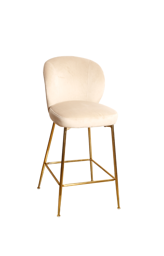 Hometrends-Polpona Beige Bar Stool