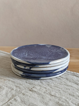 Ceramics by Tiz-Seablue Range Side Plate