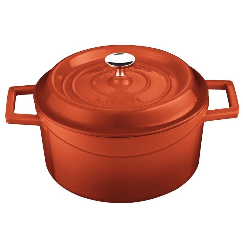 Vinci-Trendy Round Casserole Red 28Cm