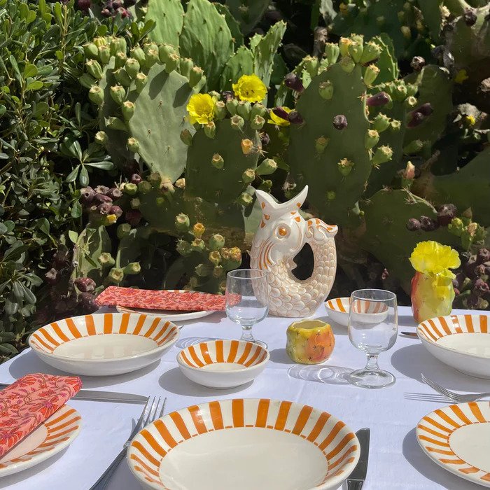 Villa Bologna Pottery-Glug Glug Jug in Yellow
