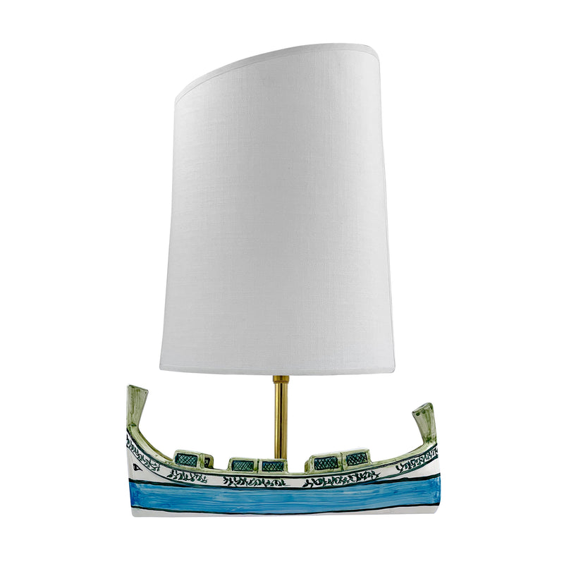 Villa Bologna Pottery-Luzzu Boat Lamp