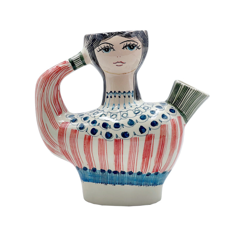 Villa Bologna Pottery-Admiral Vase, Rosa