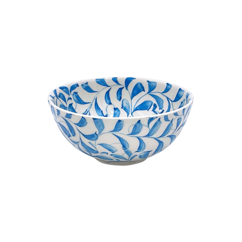 Villa Bologna Pottery-Small Bowl in Light Blue, Scroll