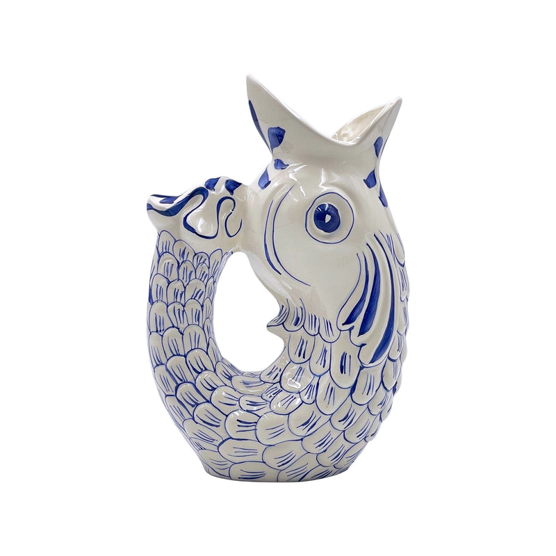 Villa Bologna Pottery-Glug Glug Jug in Navy Blue