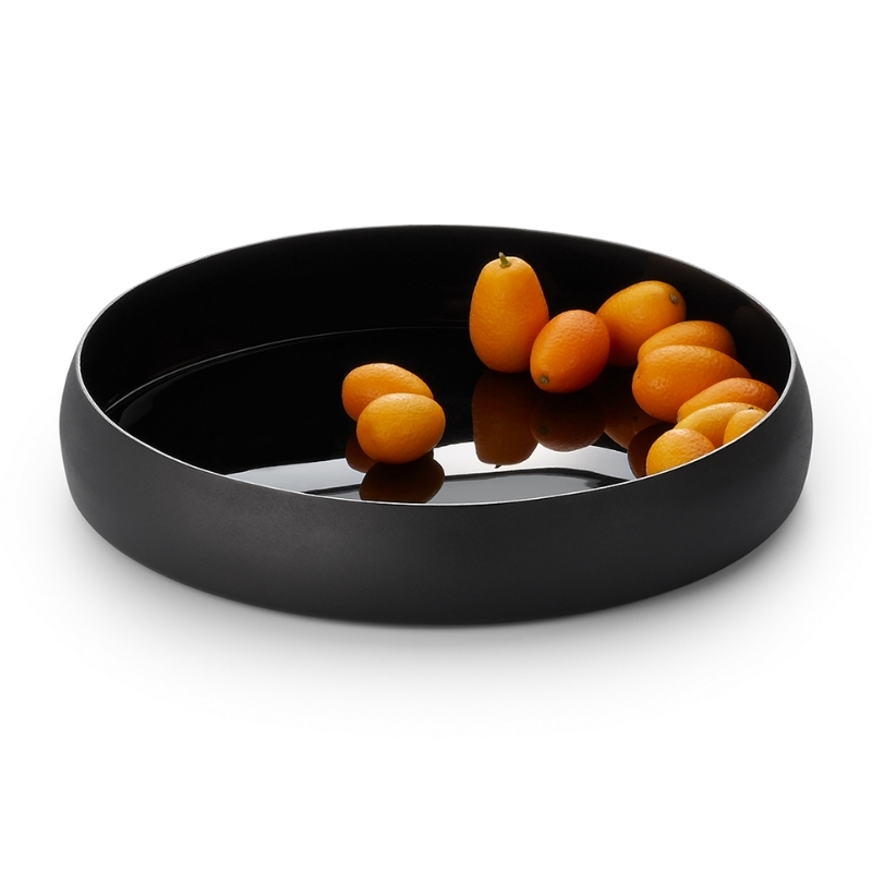 Vinci-Negretto Round Bowl Black